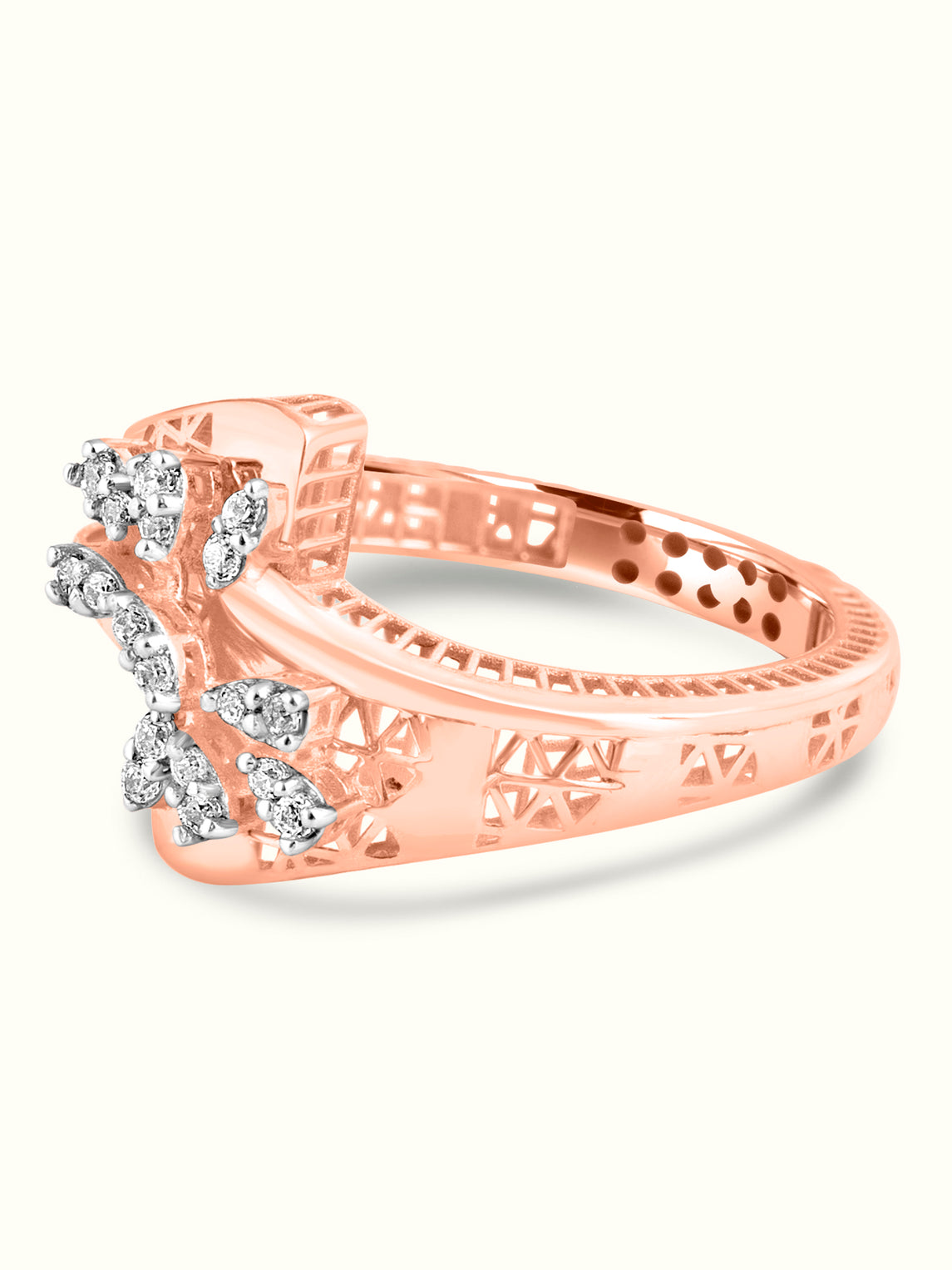 Filigree Diamond Ring