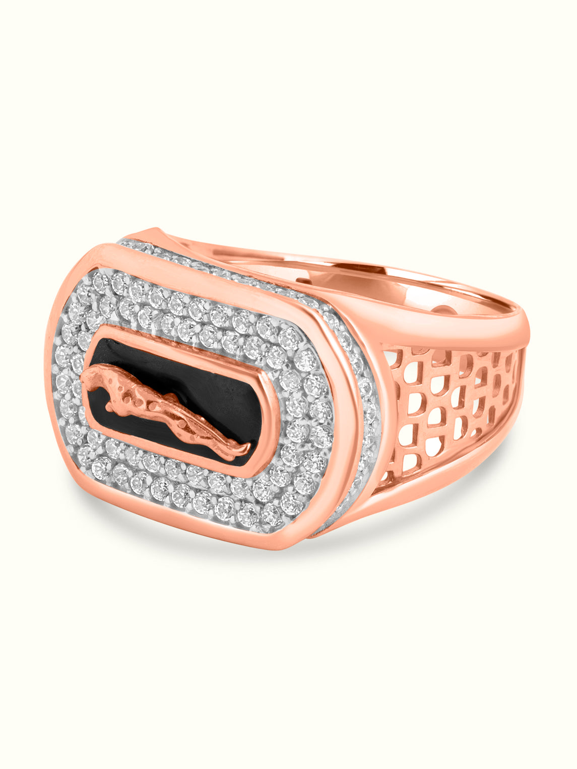 Jaguar Diamond Statement Ring