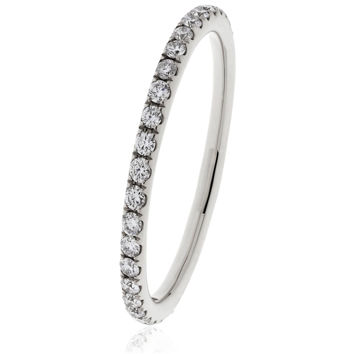 Half Eternity Diamond Shank