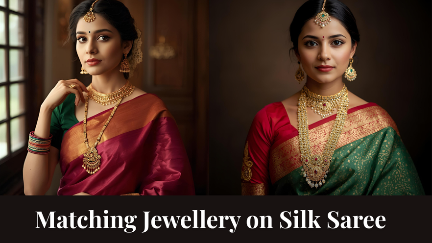 11 Matching Jewellery with Silk Saree Ideas (2025)