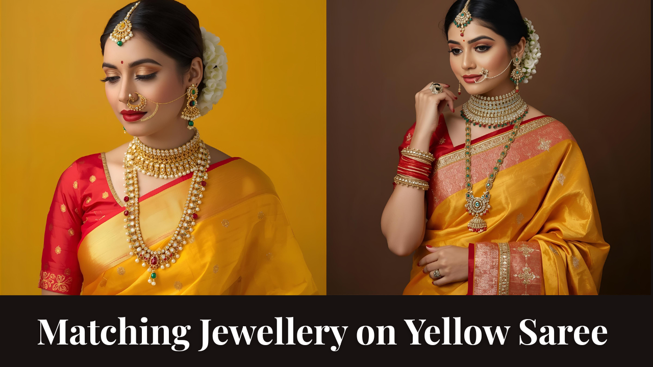 11 Matching Jewellery on Yellow Saree Ideas (2025)