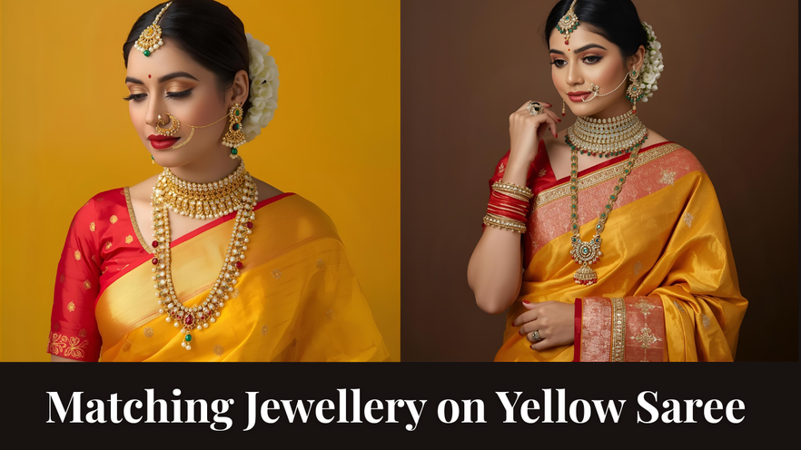 11 Matching Jewellery on Yellow Saree Ideas (2025)