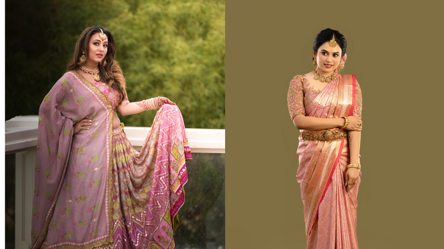 What Jewellery to Wear with a Pink Saree: Matching Jewellery for a Pink Saree