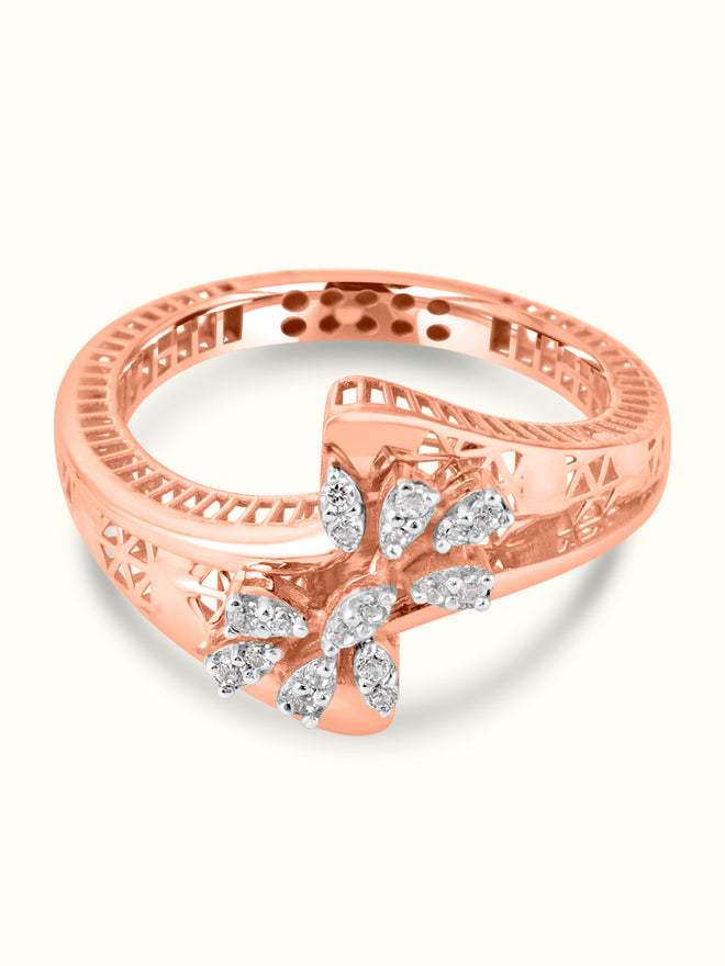 Filigree Diamond Ring