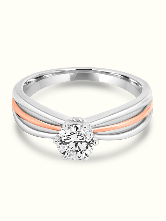 Triple Band Diamond Ring