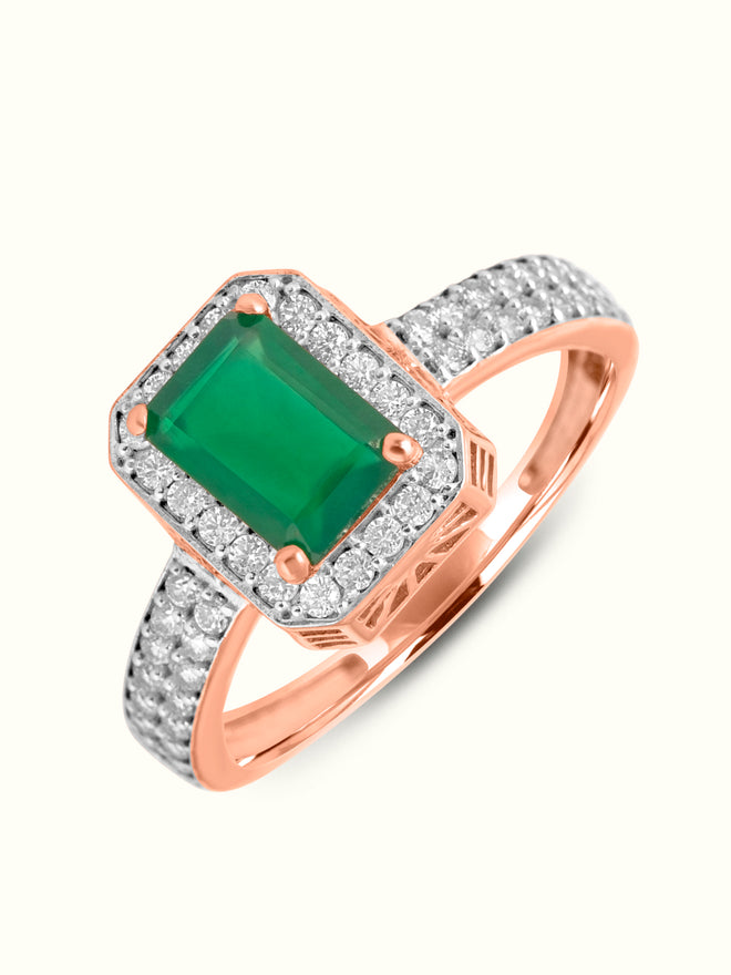 Handcrafted Emerald Ring