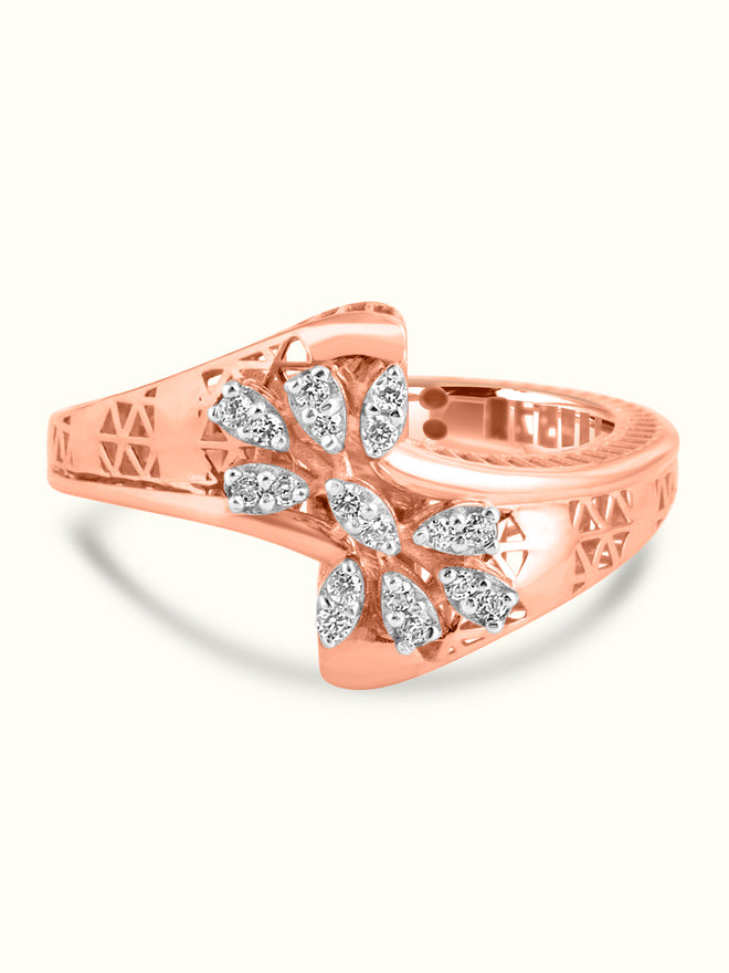 Filigree Diamond Ring