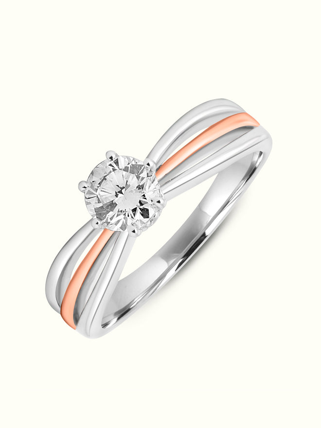 Triple Band Diamond Ring