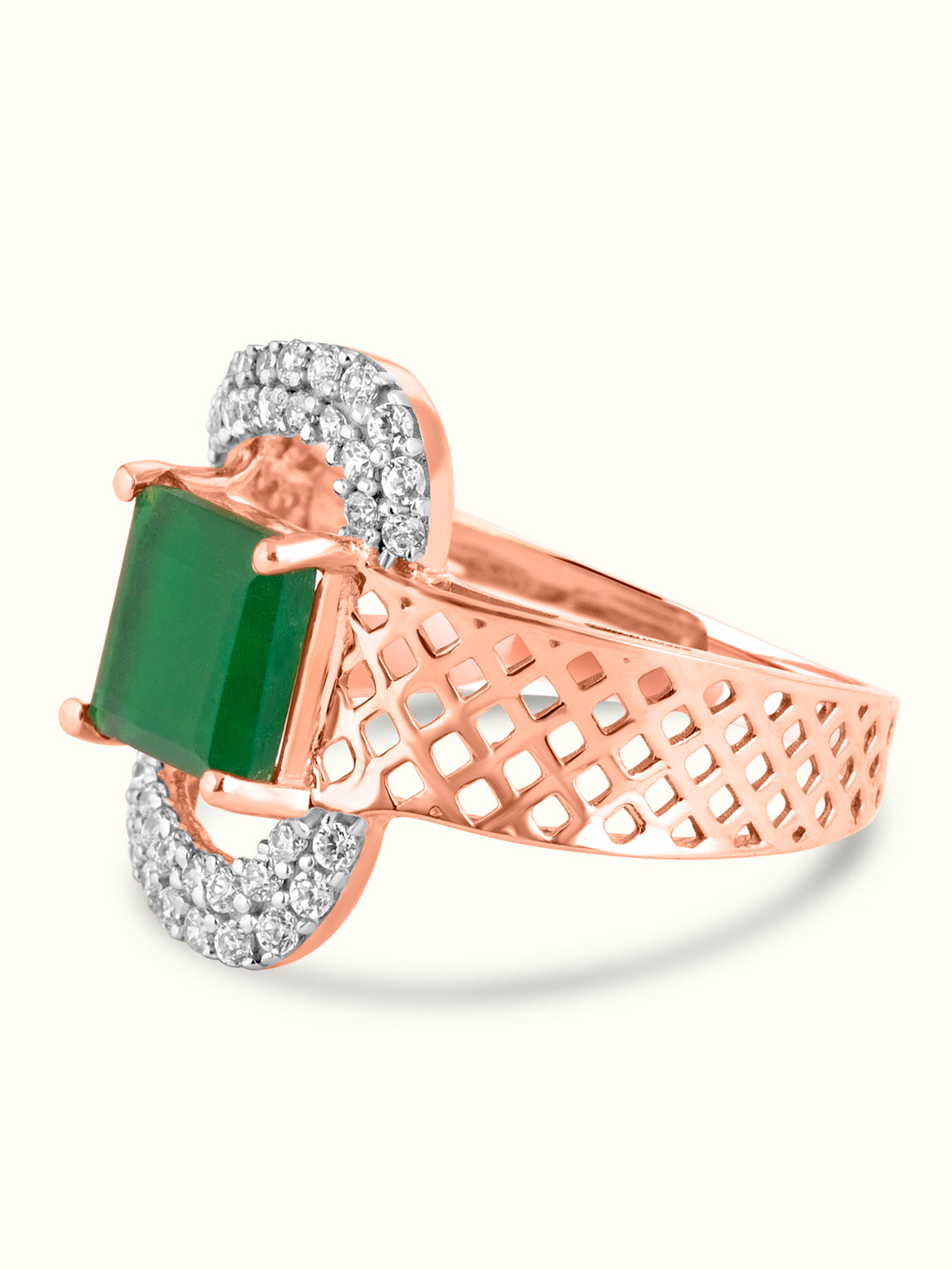 Emerald Cocktail Ring