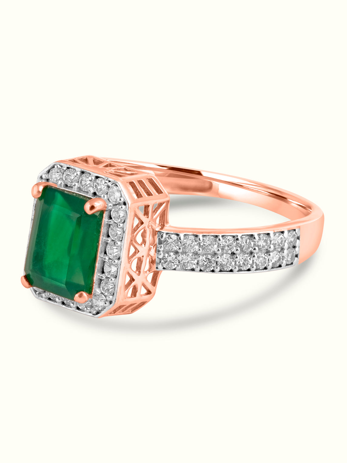 Handcrafted Emerald Ring