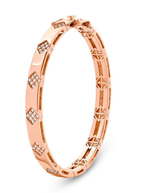 Diamond Lattice Bangle