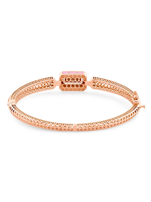 Blushing Diamond Bangle