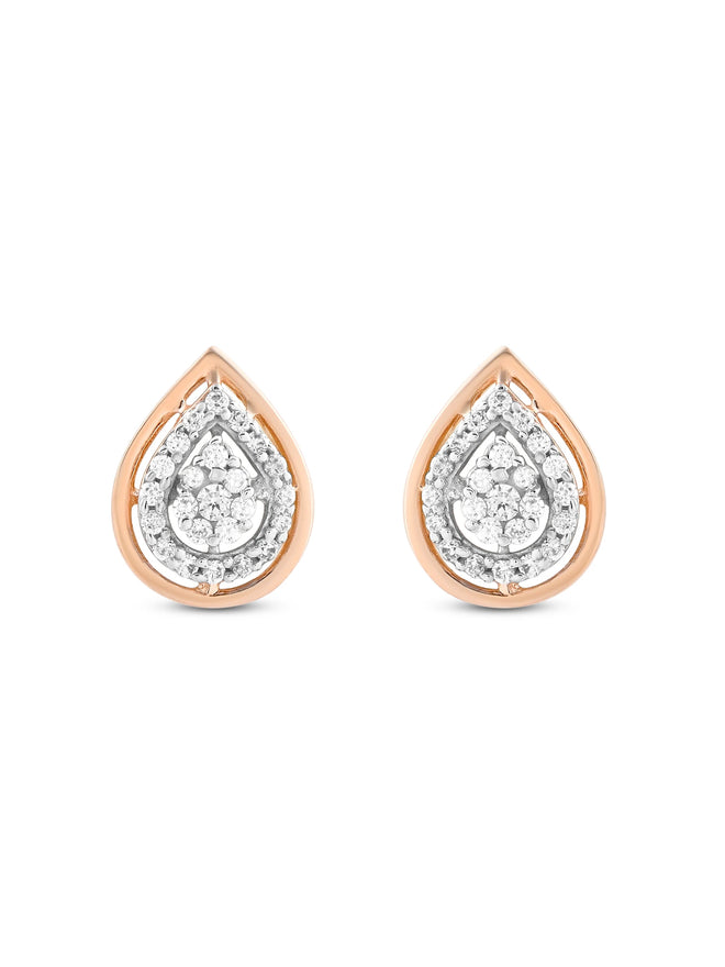 Diamond Dewdrop Earring