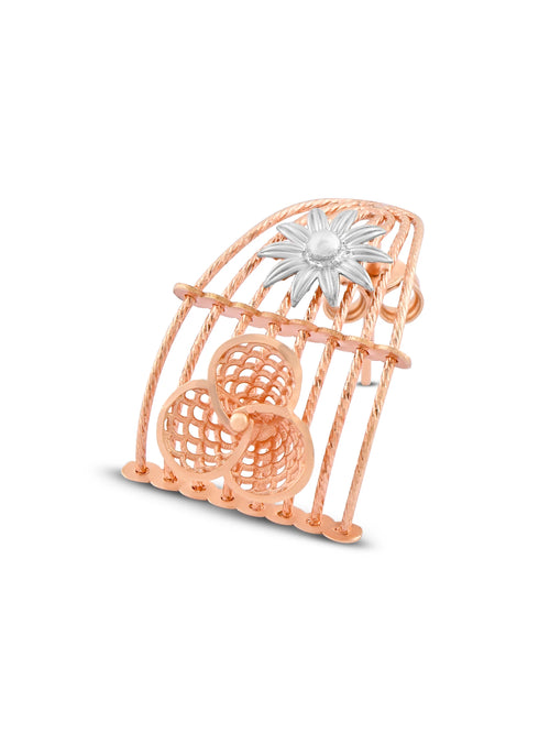 Caged Elegance Earring