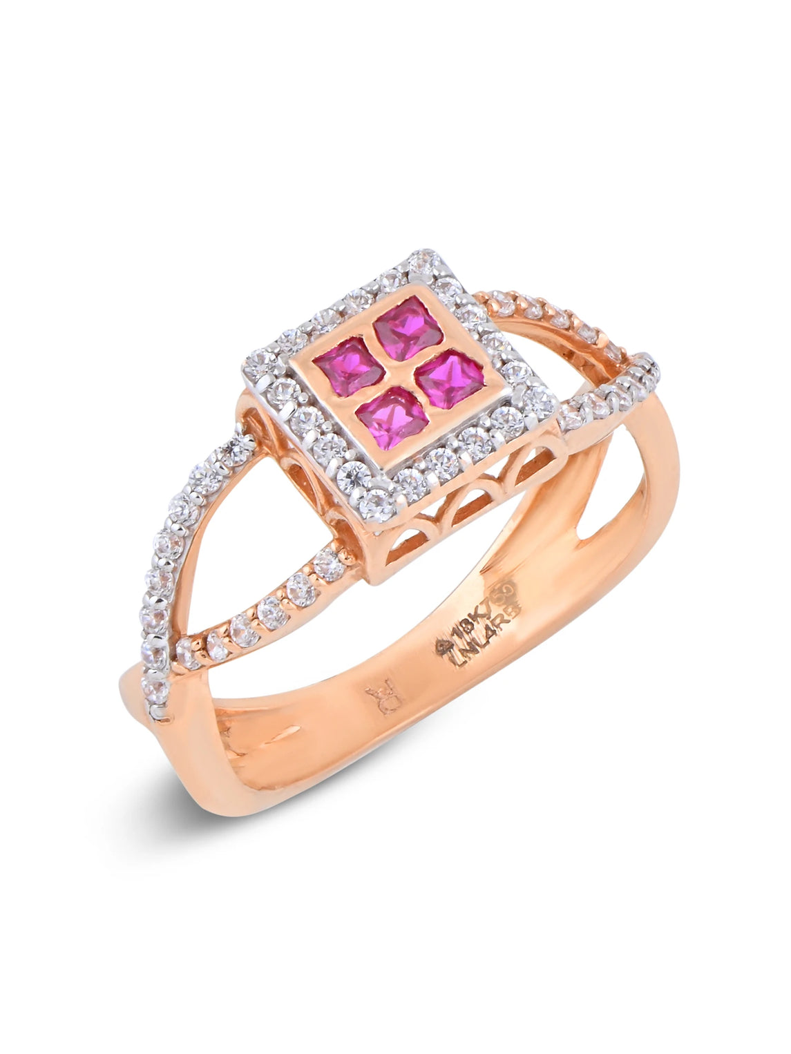 Square Blossom Ring