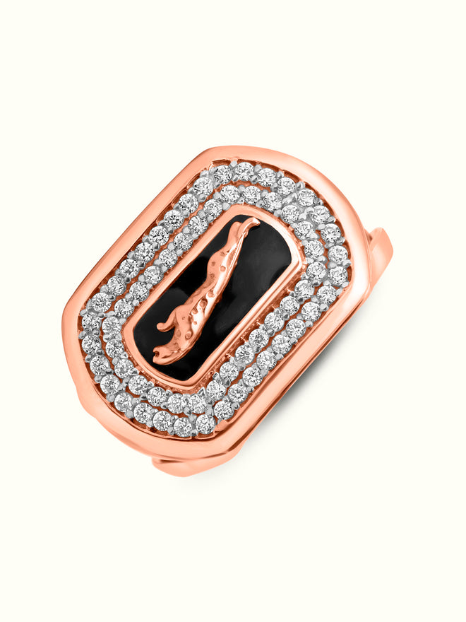 Jaguar Diamond Statement Ring