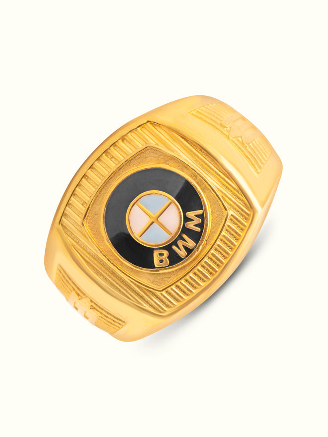 BMW Gold Signet Ring