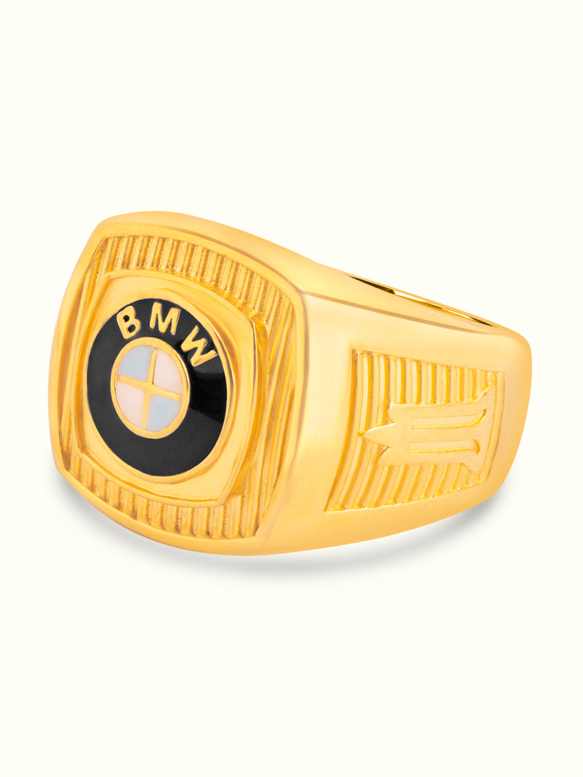 BMW Gold Signet Ring