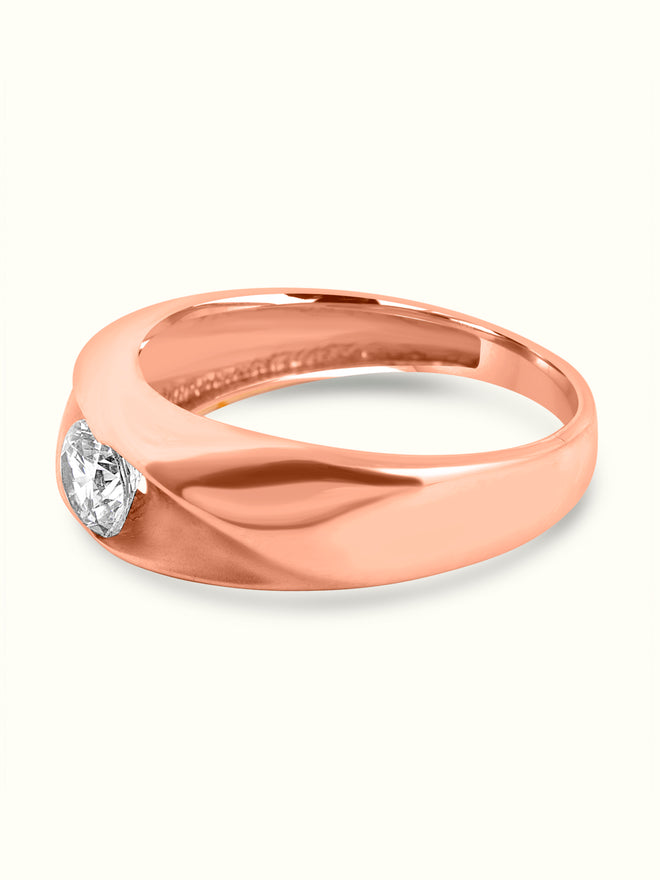 Modern Solitaire Ring for Women