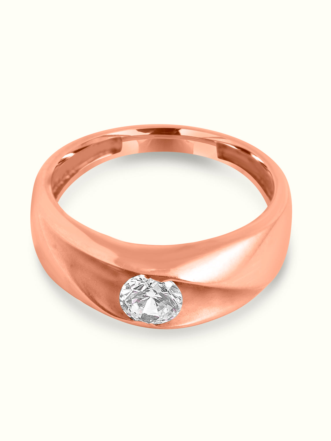 Modern Solitaire Ring for Women